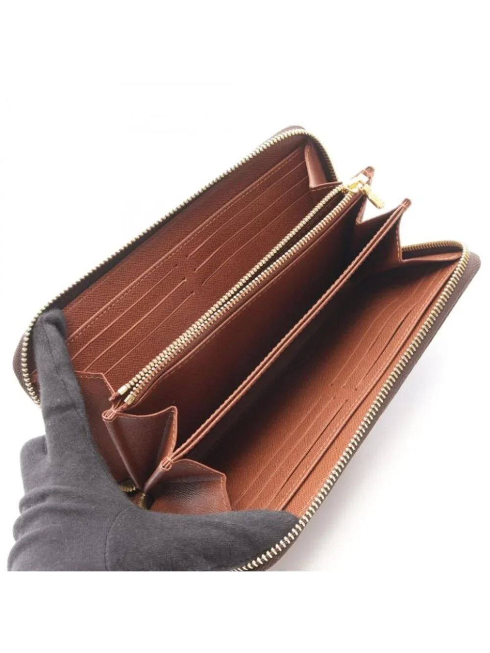 Louis Vuitton Round Wallet Zippy Monogram